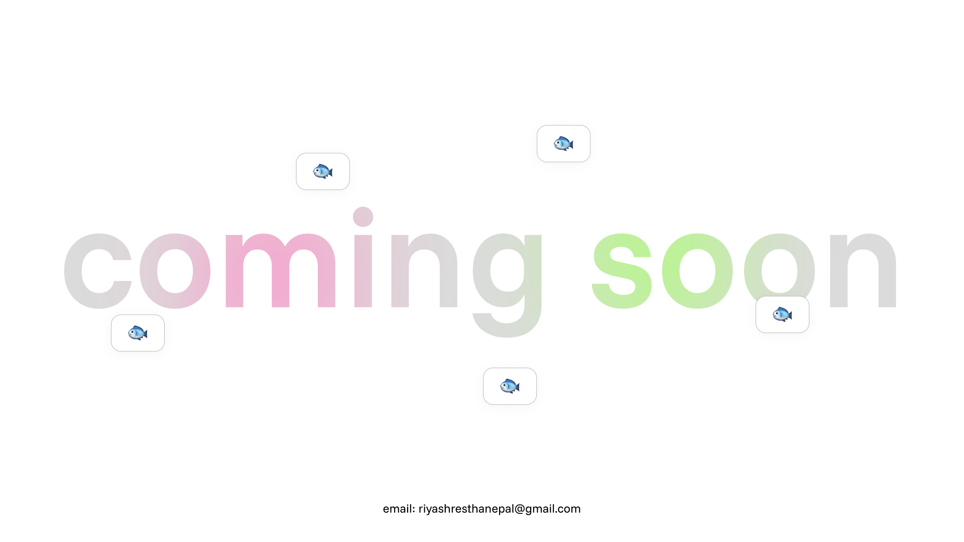 coming soon project screenshot